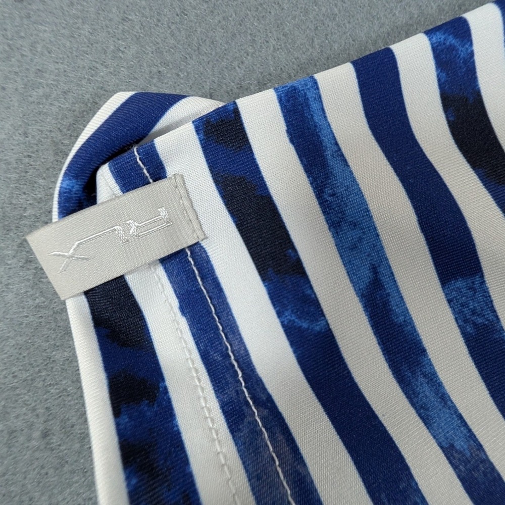 RLX Ralph Lauren Golf Polo Shirt Mens Size XL Striped Performance - Picture 8 of 9